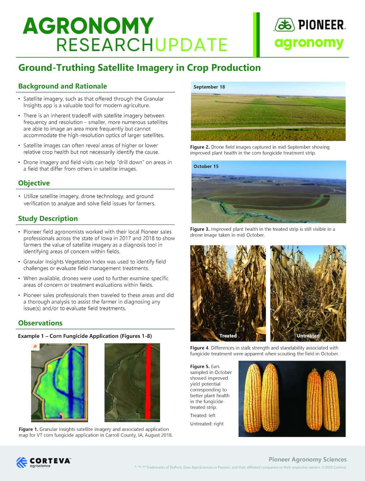 Ground Truthing Satellite Imagery in Crop Production Page 1 1