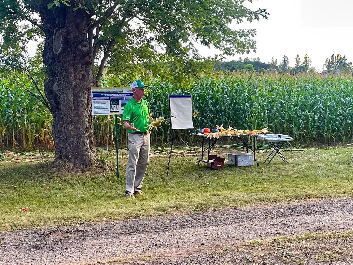 Hamill Brothers Agri Services outdoor presentation