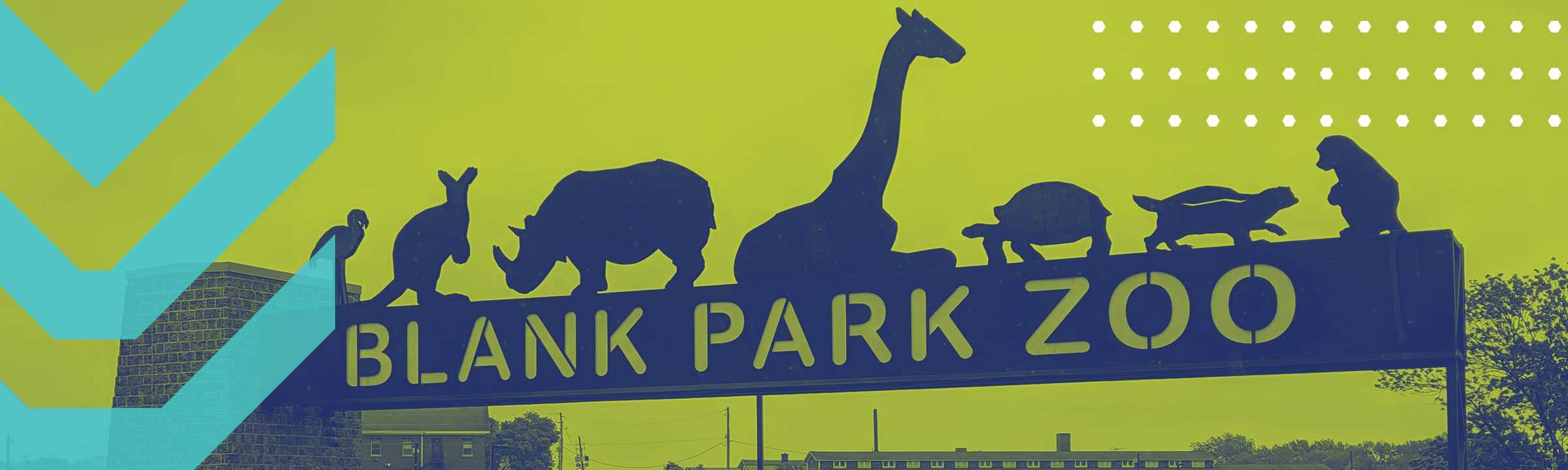 Blank Park Zoo Sign