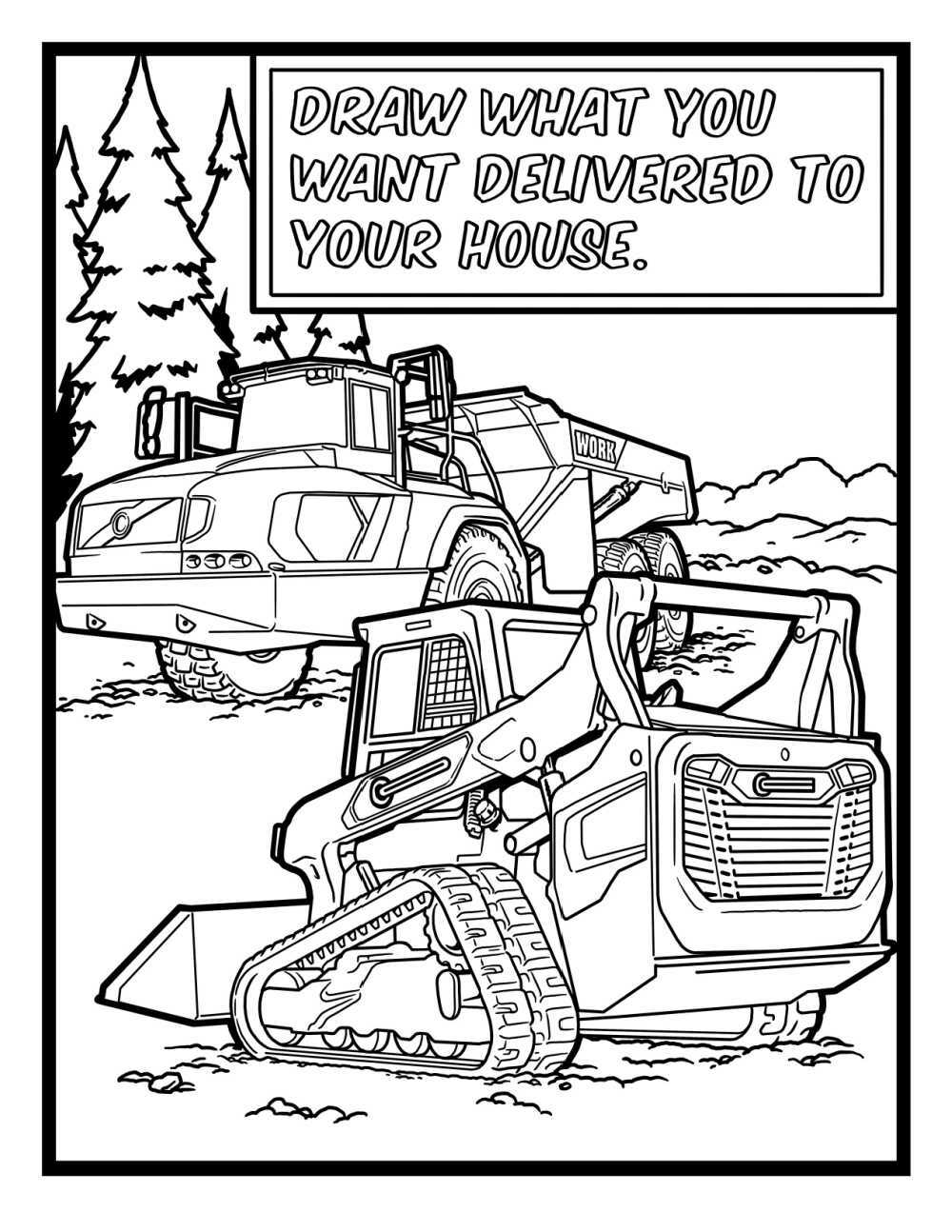 Heavy Equipment 2RM Coloring Page