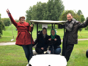 Group of Four Associates at the Annual Two Rivers Marketing Golf Outing