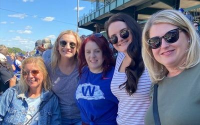Two Rivers Marketing associates attending the annual Cubs outing.