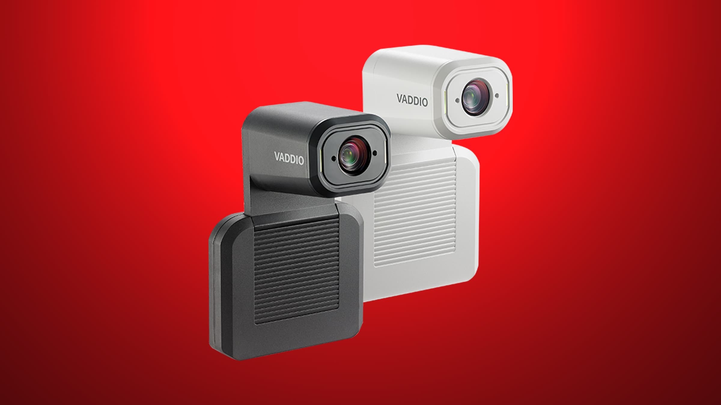 Legrand Vaddio IntelliSHOT cameras one black one white