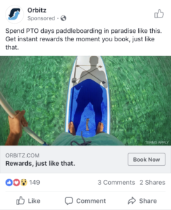 Facebook ad