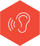 Icon of an ear