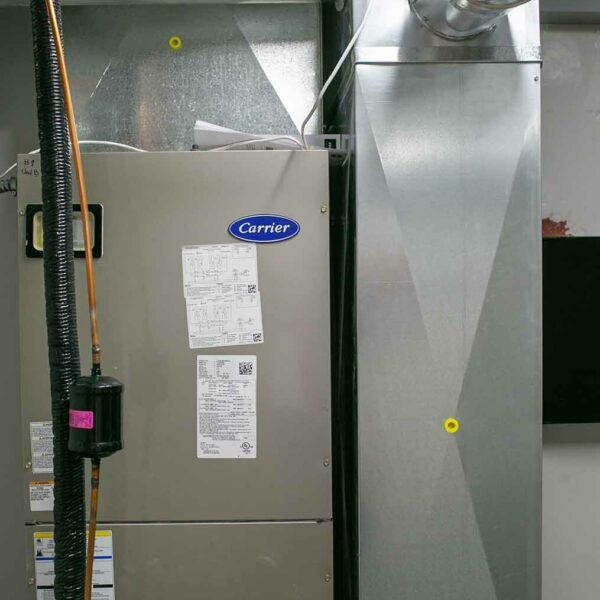 Carrier HVAC System Inside The Mechanical Room