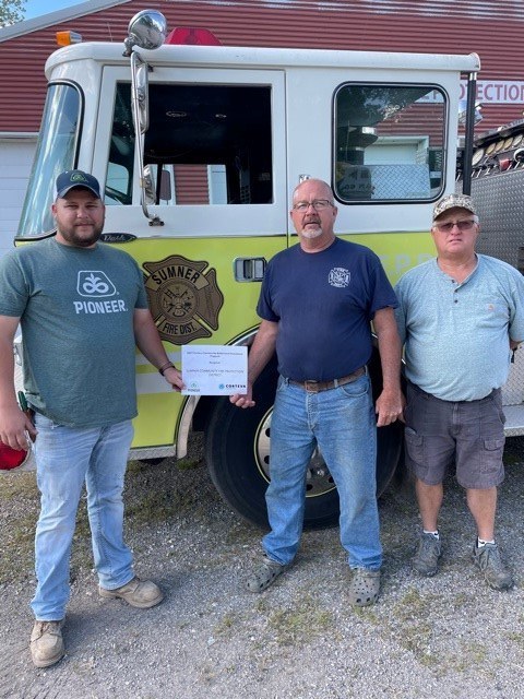 Sumner Fire Protection District Receives Corteva Community Betterment Donation