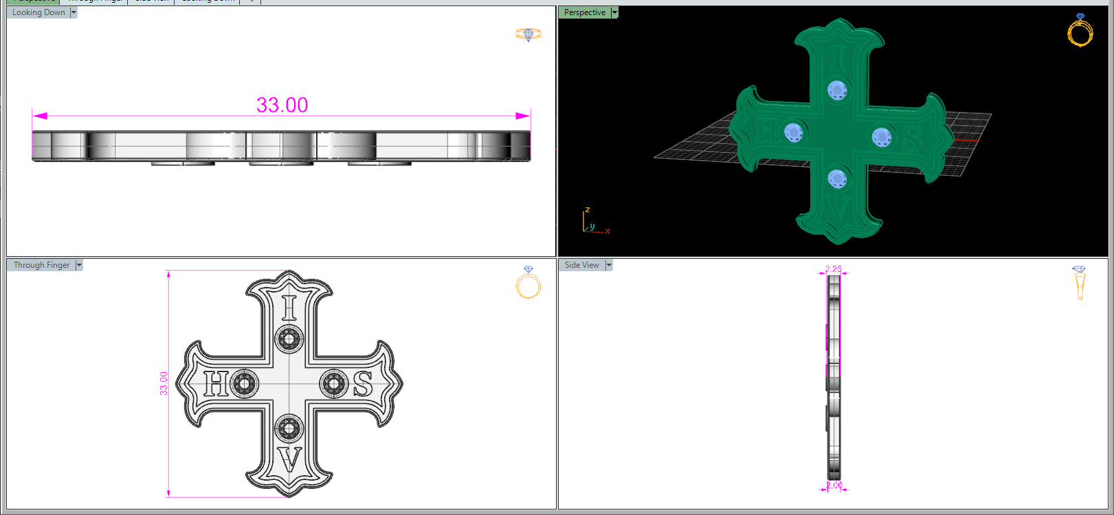 Pendant Measurements