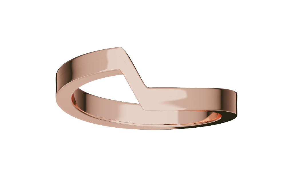 Chevron Flat-Profile Band