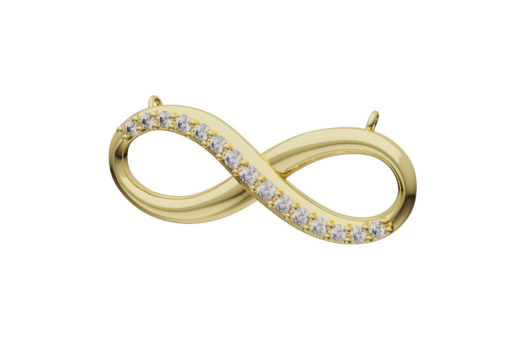 Infinity Pave Pendant