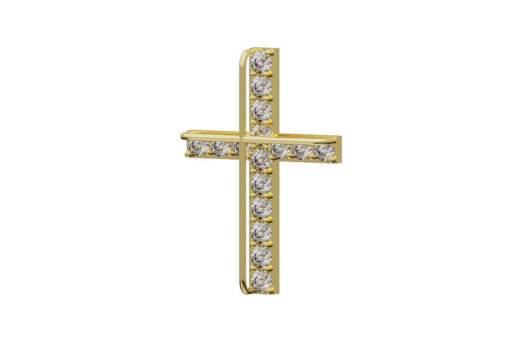 Cross Slender Pendant