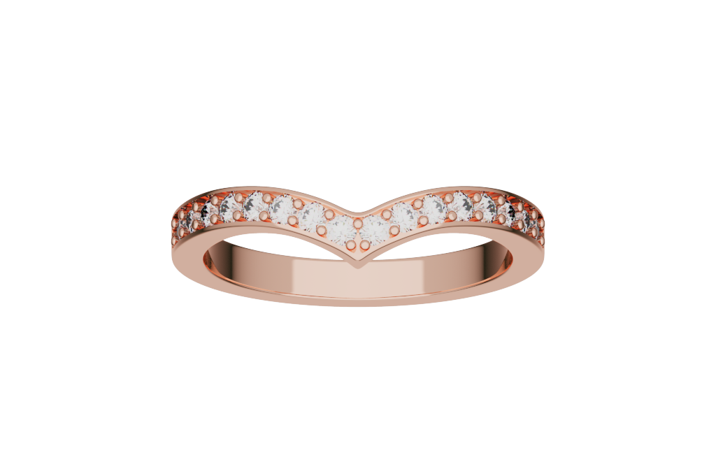 Chevron Pave Band