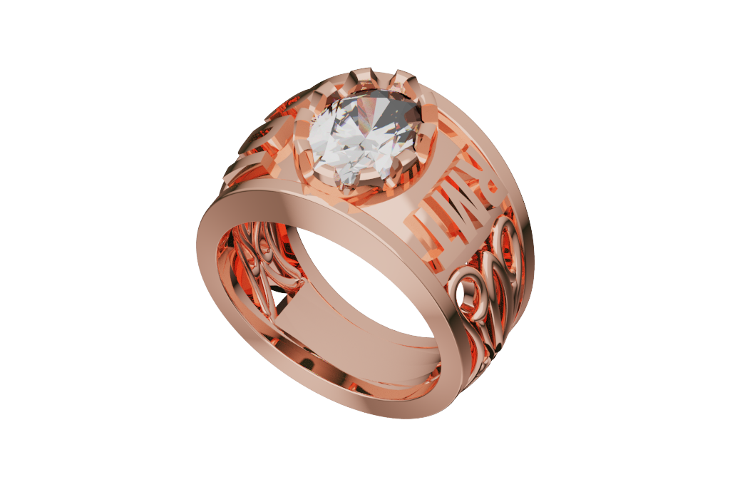 Oval Cut Prongs-Set Ring
