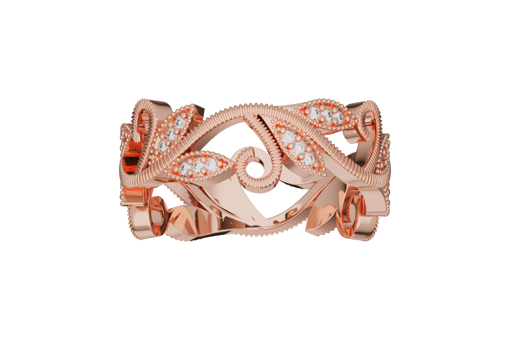 Leaf Eternity Band