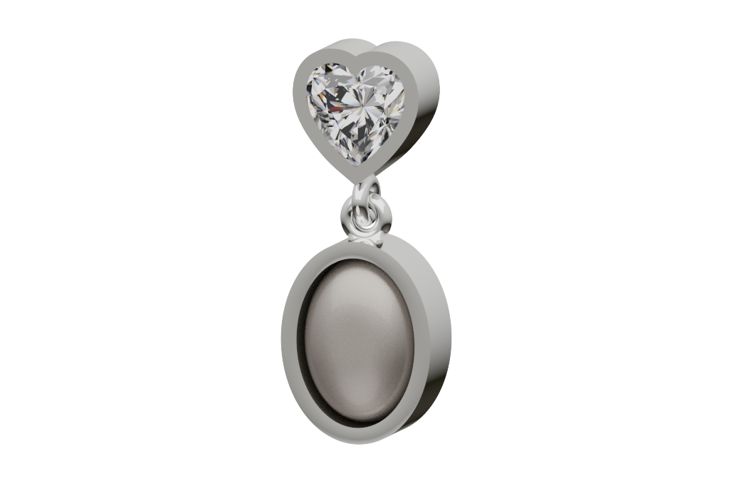 Heart Bezel-Set