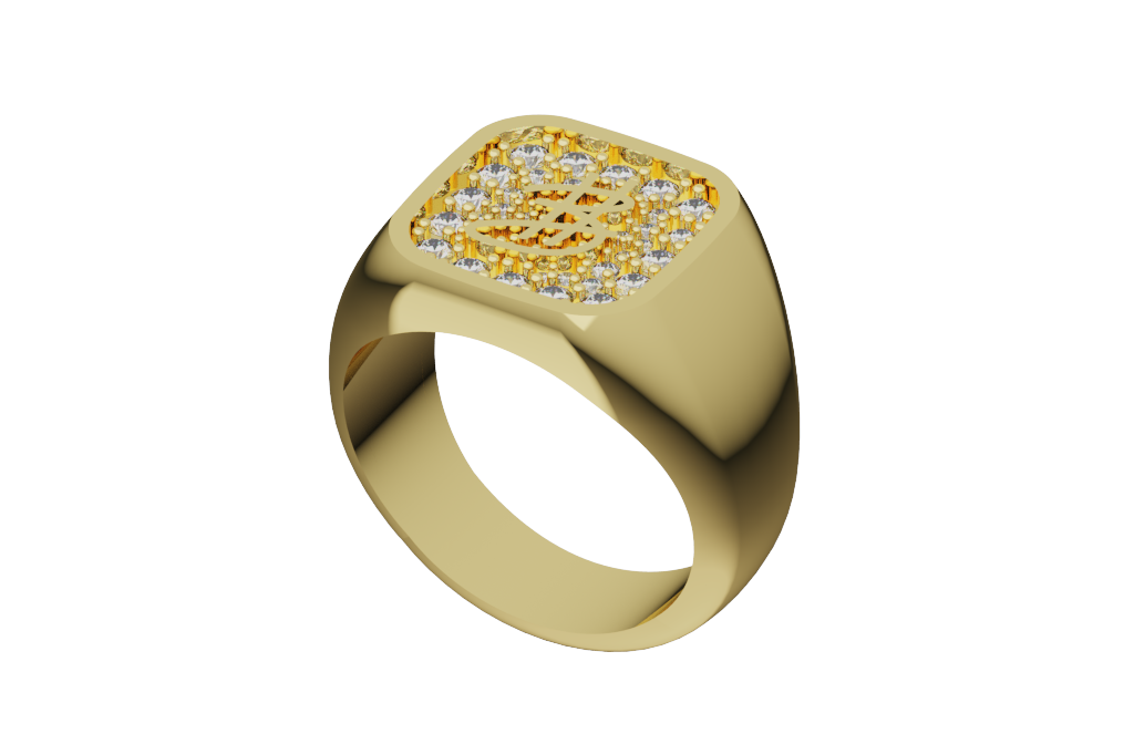Initial Signet Men's 