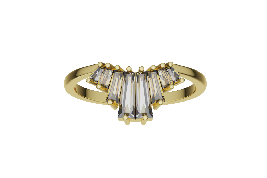 Baguette Chevron Band