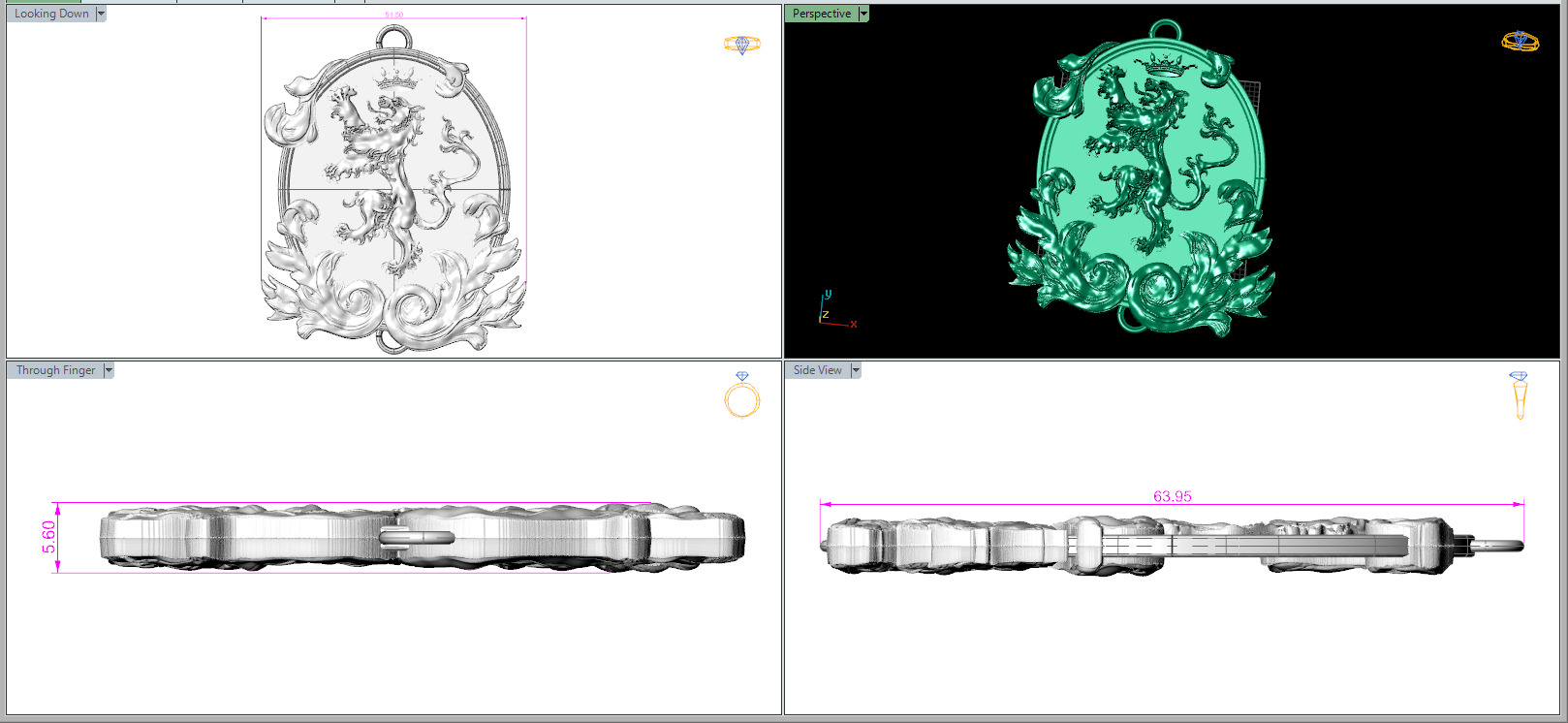 Pendant Measurements