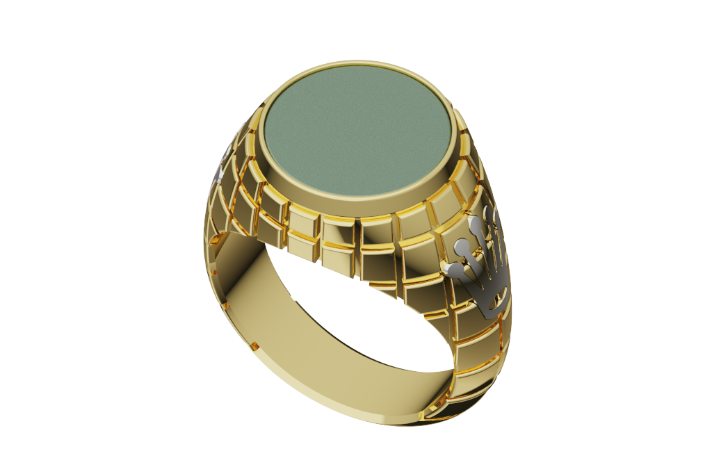 Round Signet Ring
