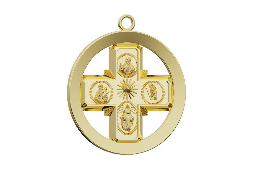 Cross Medal Pendant