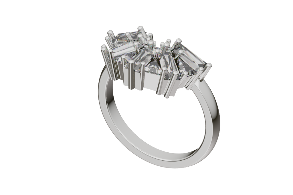Baguette Chevron Bold Band