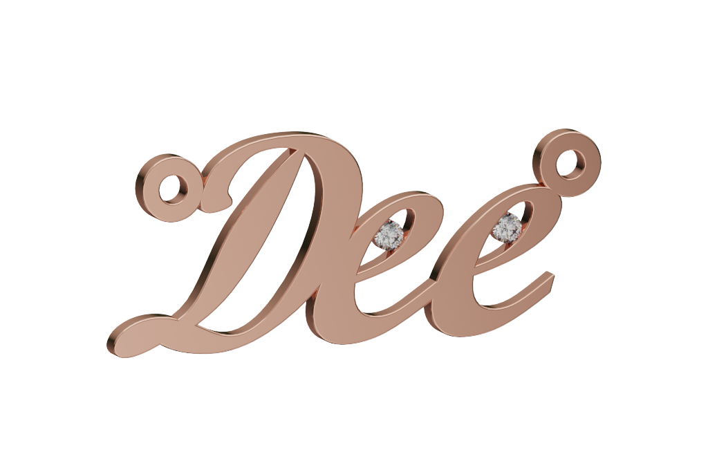 Round Nameplate Pendant