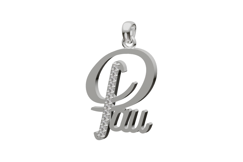 Nameplate Pendant Open Gallery