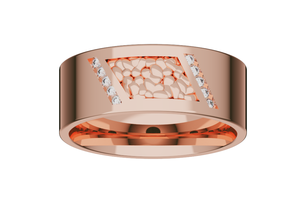 Round Cocktail Statement Ring