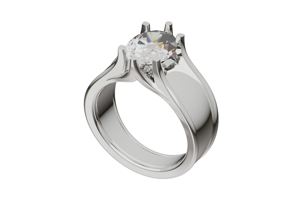Marquise Solitaire Mounting Ring