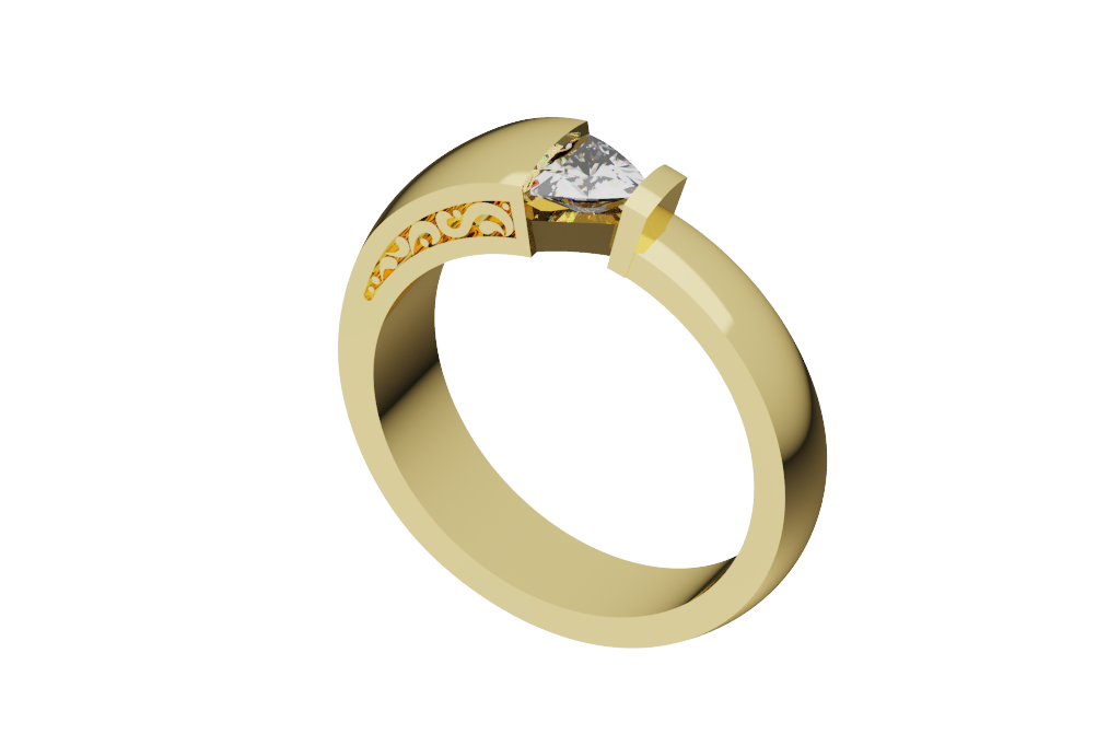 Solitaire Mounting Ring 