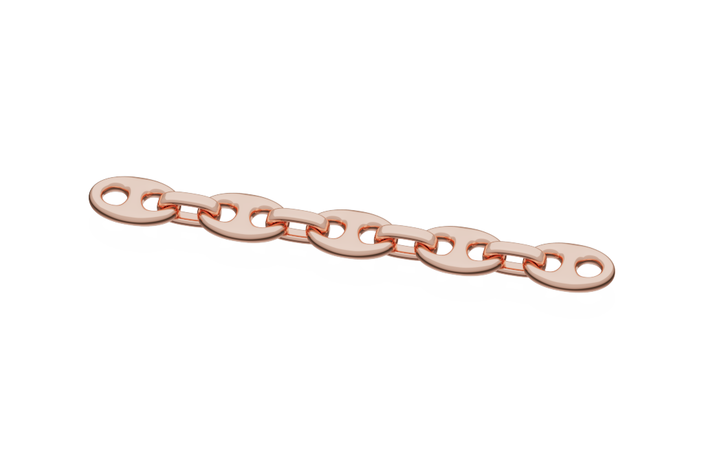 Oval puffed Mariner Link 