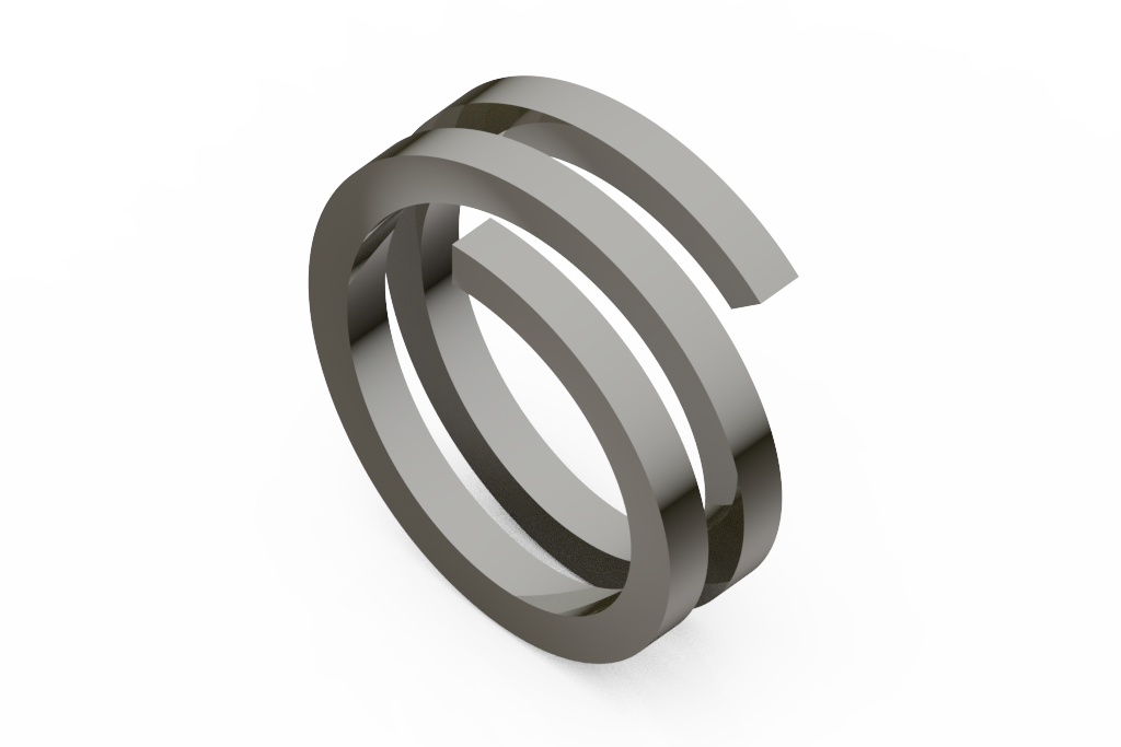 Open Three Rail Wrap Fashion Band