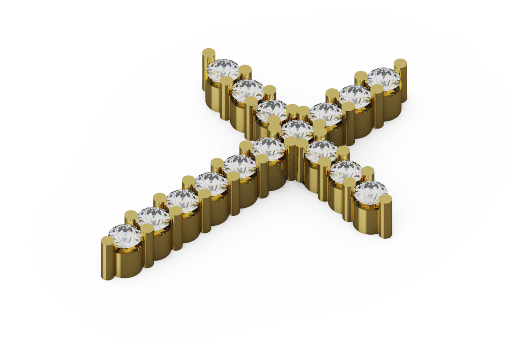 Diamond Cross Pendant