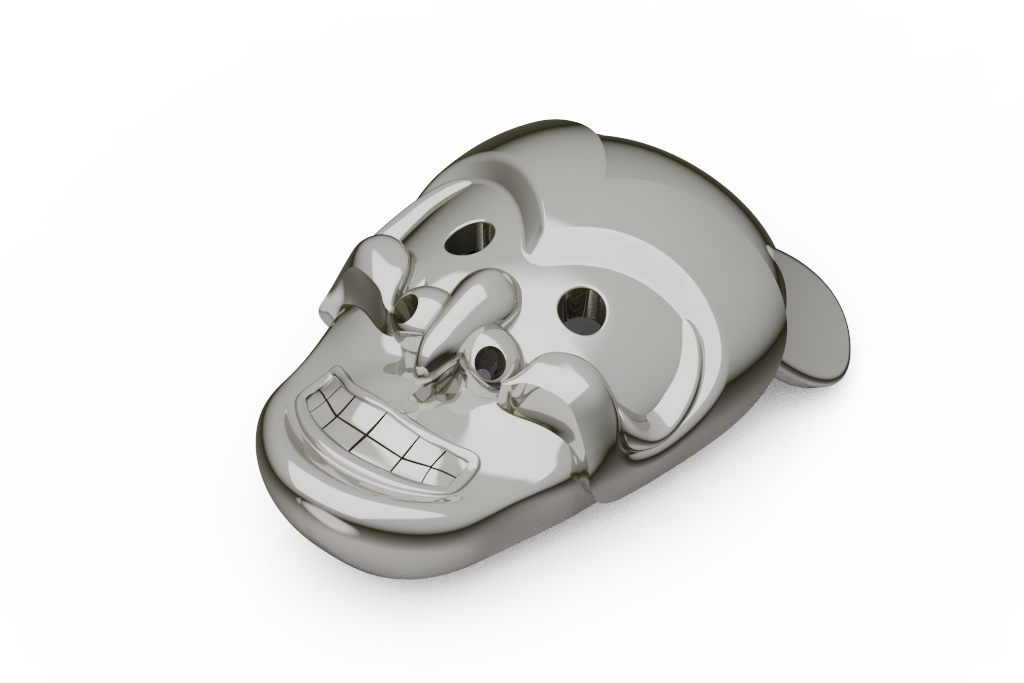 Double Sided Character Face Pendant