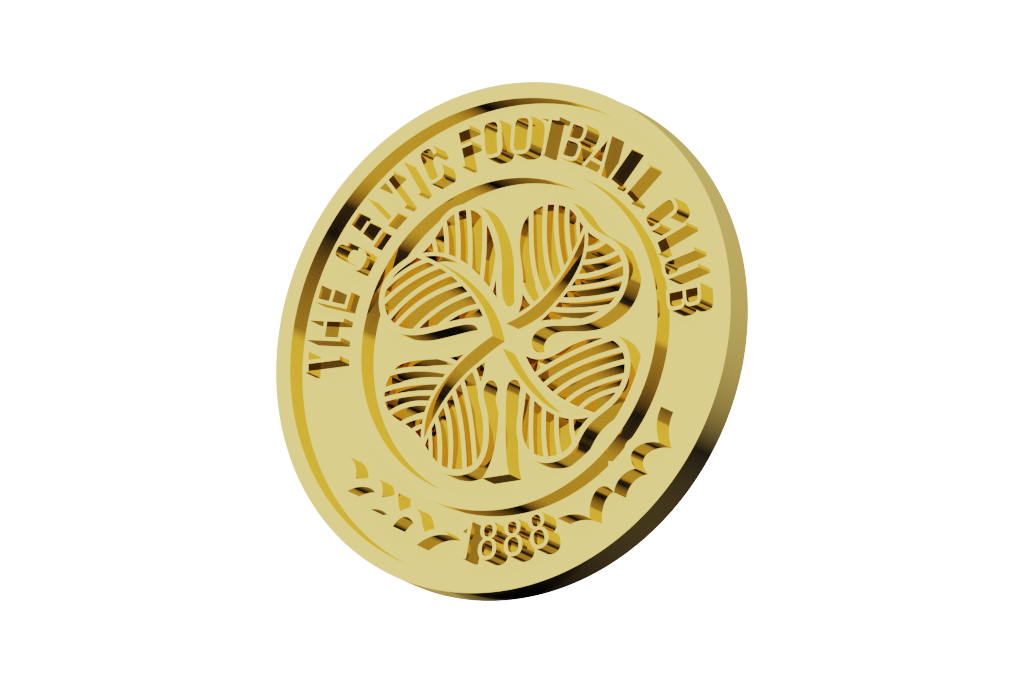 The Bhoys Football Club Shamrock Medallion Pendant