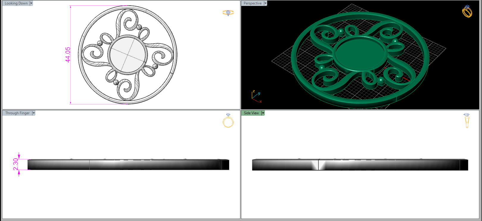 Pendant Measurements