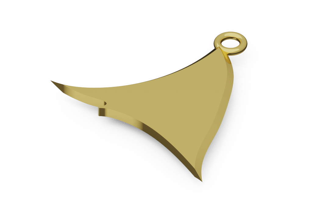 Fin Pendant With Bail