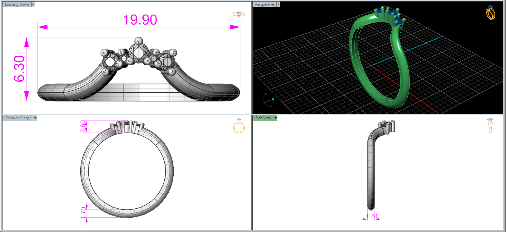 D03421 measurements