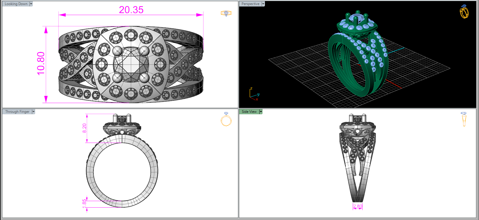D03607 measurements