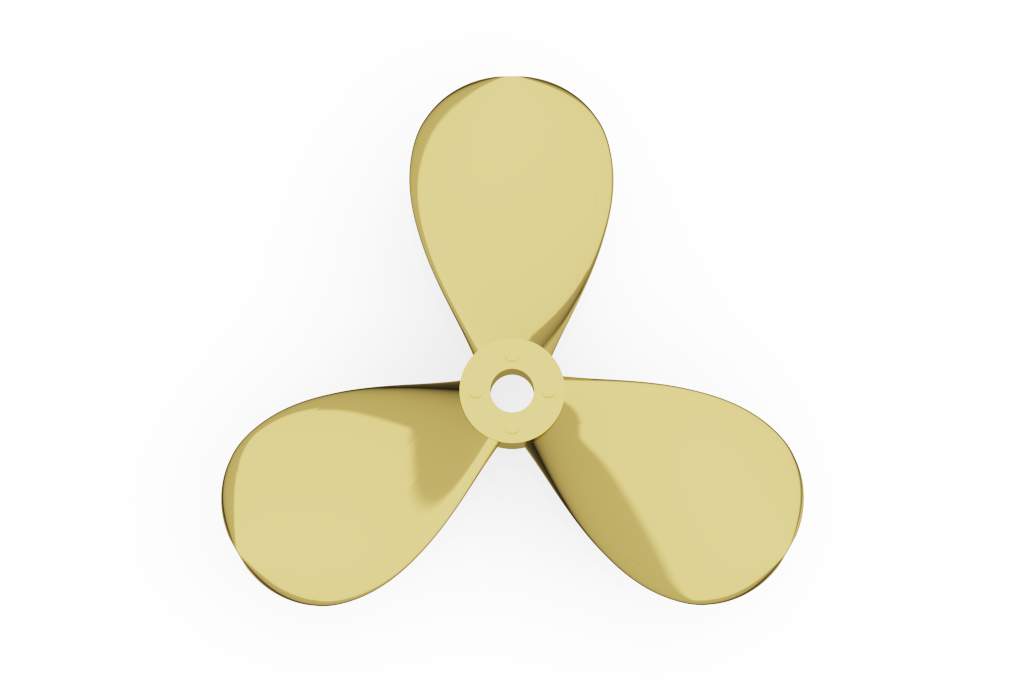 Three Petal Propeller Pendant