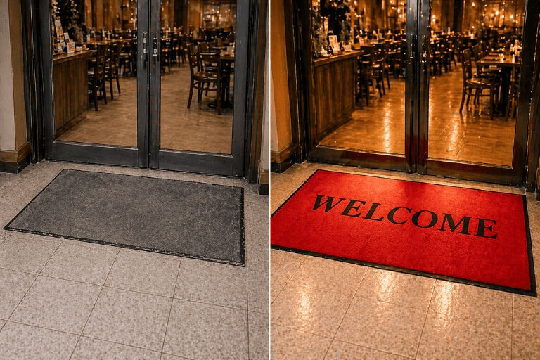 ≪2026年最新≫店舗玄関マットレンタル「Welcomeマット」｜飲食店