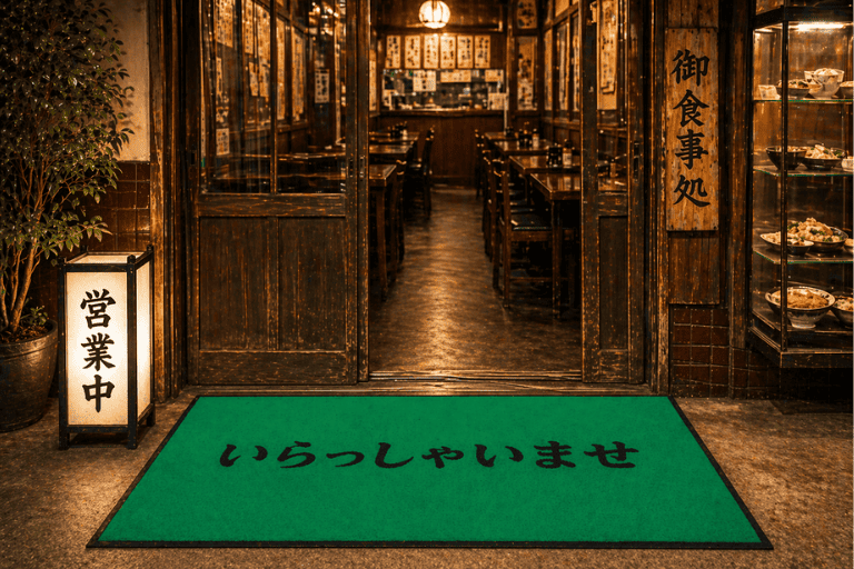店舗玄関マット「Welcomeマット」｜東京・埼玉・千葉・宮城｜飲食店