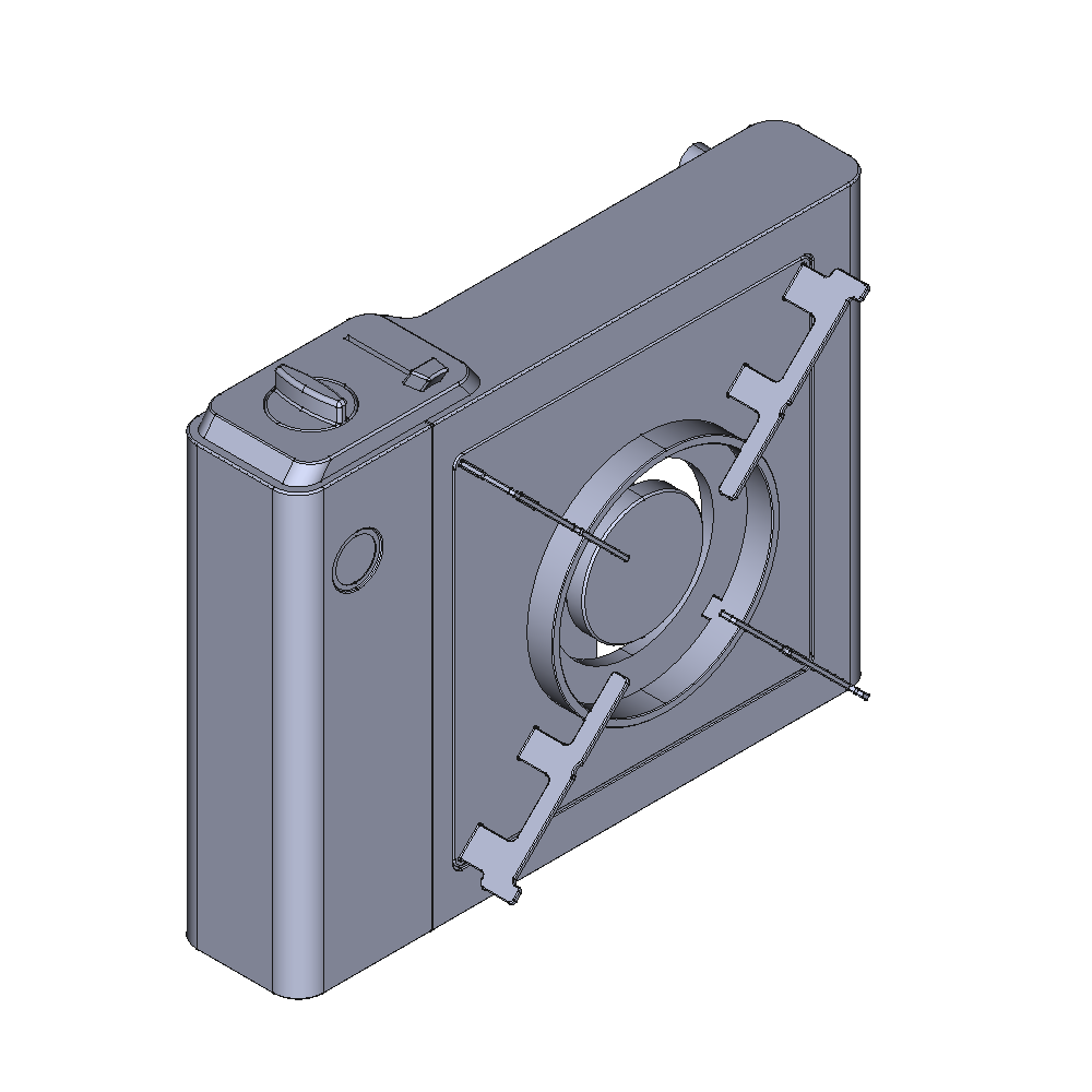 Fornello portatile inox a cartuccia incorporata Osculati 50.275.05