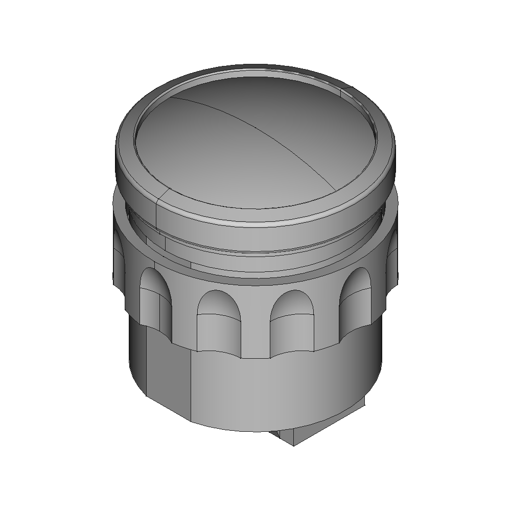 Jauge de carburant 10-180/240-33 ohm blanc/polie