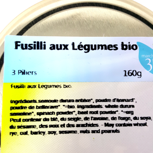 Fusilli aux Légumes bio