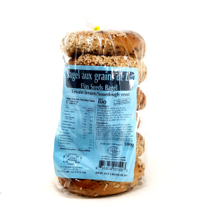 Flax Seed Bagels - org.