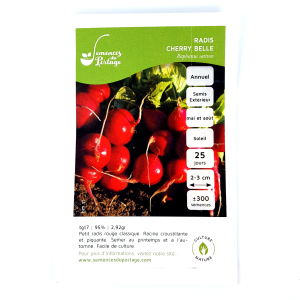 Graines de Radis Cherry Belle bio