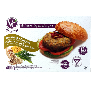 Burger Vegane Quinoa & Pois Chiche SANS GLUTEN