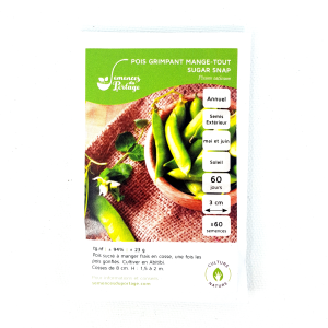 Pois Mange-Tout Grimpant Sugar Snap bio