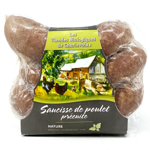 Saucisses Natures au Poulet bio